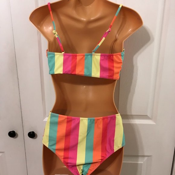 Shein Multi-colored Bikini Swimsuit - Picture 2 of 6